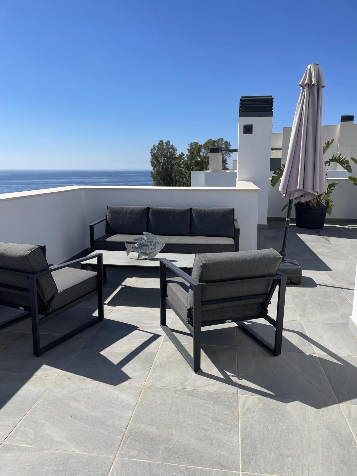 Sunny Penthouse Beach Apartment With Panoramic Views Almunecar Exterior photo
