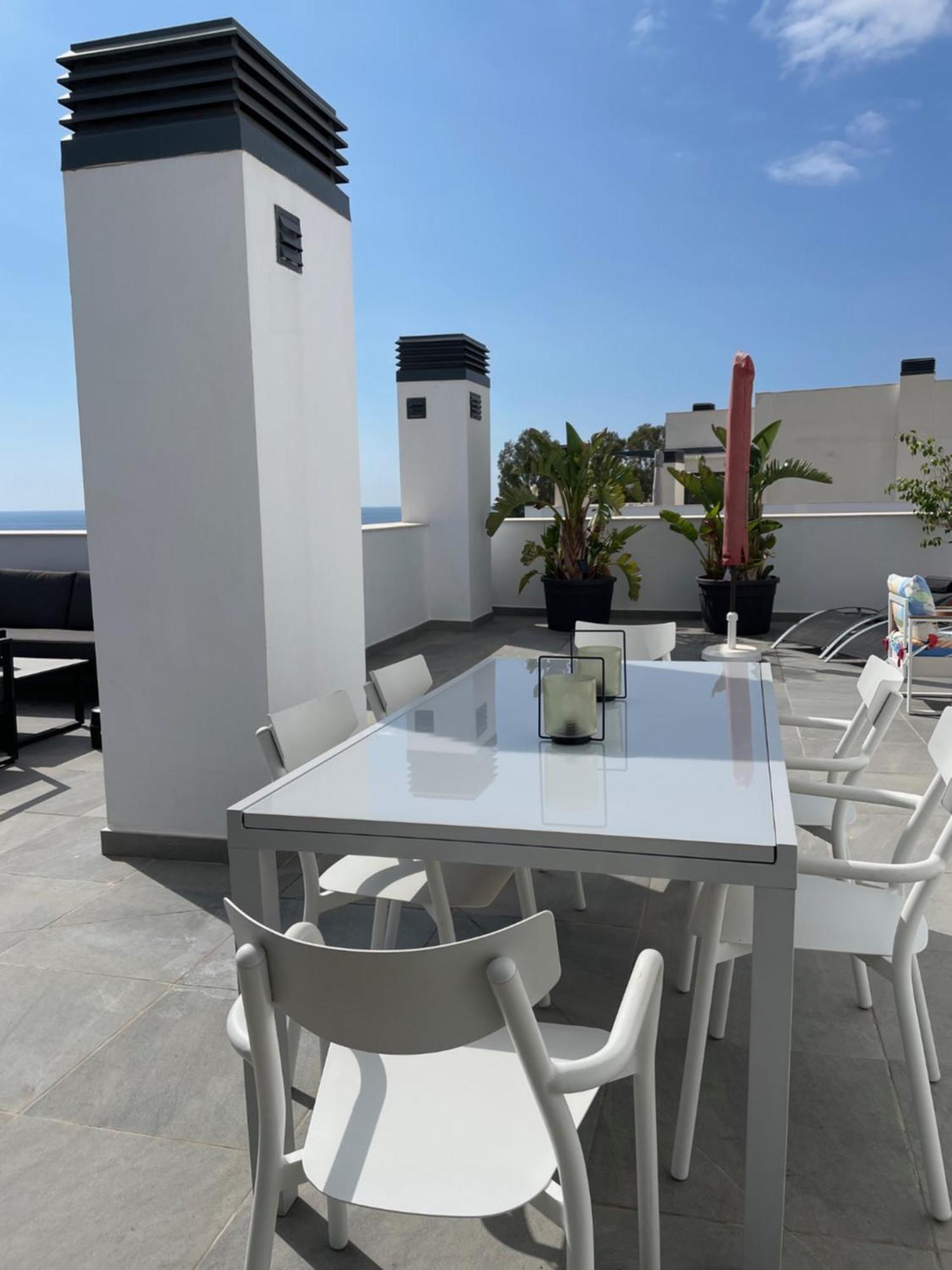 Sunny Penthouse Beach Apartment With Panoramic Views Almunecar Exterior photo